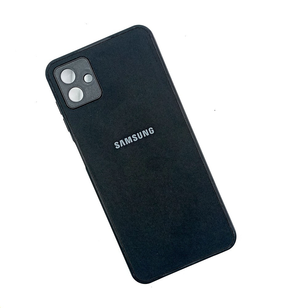 Samsung A04 Logo Silicone back cover with velvet inside protection layer