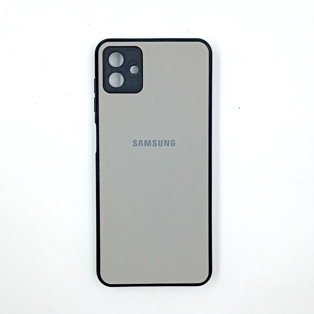 Samsung A04 Logo Silicone back cover with velvet inside protection layer