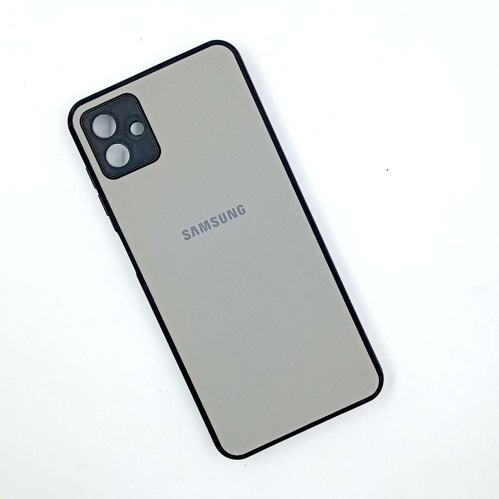 Samsung A04 Logo Silicone back cover with velvet inside protection layer