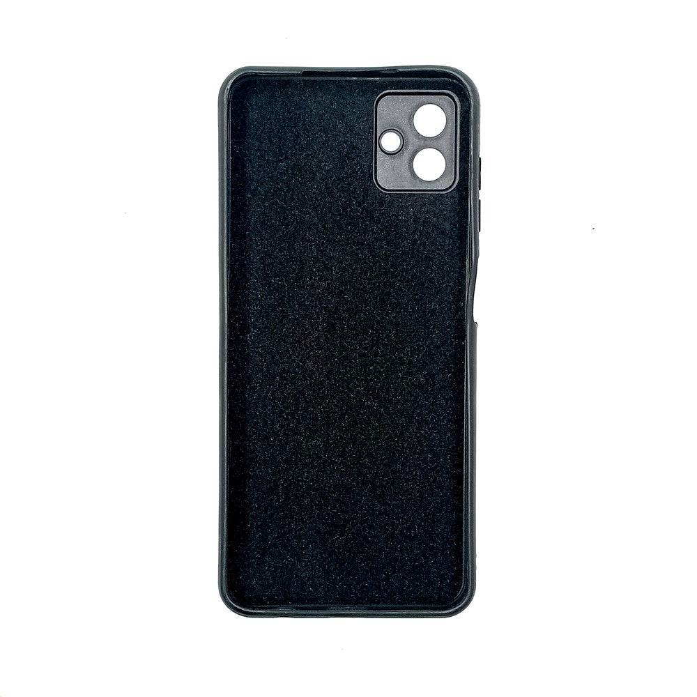 Samsung A04 Logo Silicone back cover with velvet inside protection layer