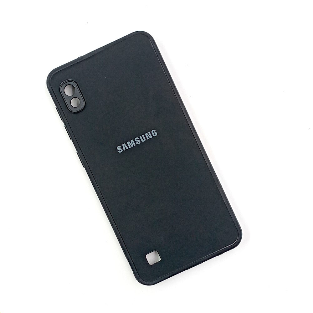 Samsung A10 / M10 Logo Silicone back cover with velvet inside protection layer