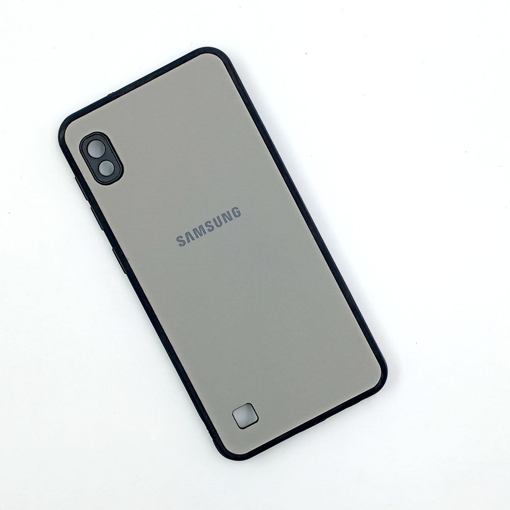Samsung A10 / M10 Logo Silicone back cover with velvet inside protection layer