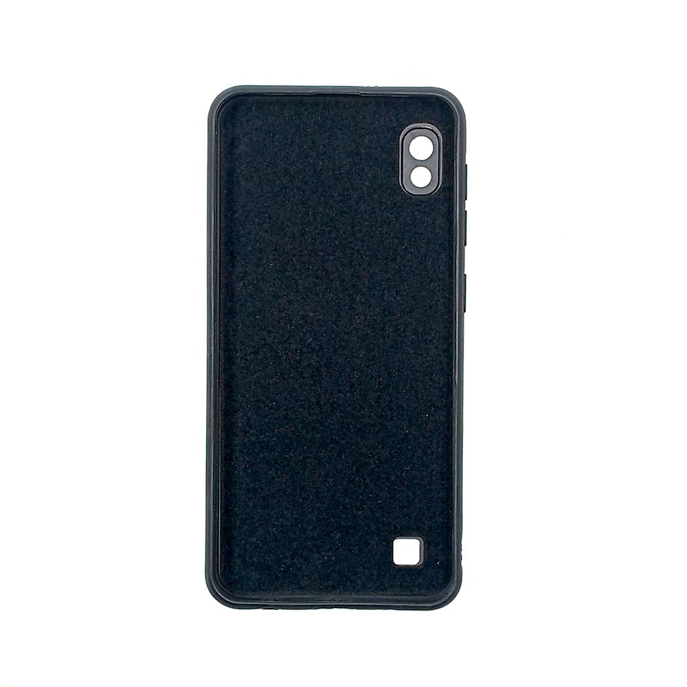 Samsung A10 / M10 Logo Silicone back cover with velvet inside protection layer