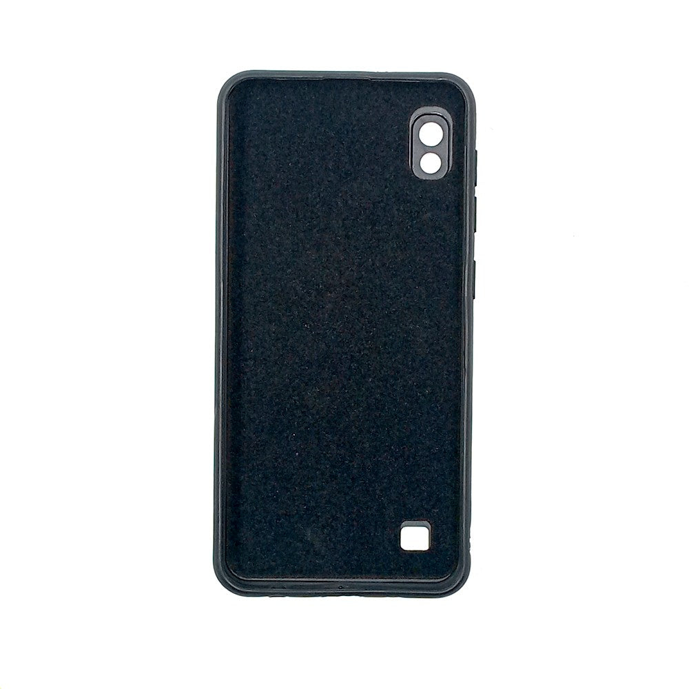 Samsung A10 / M10 Logo Silicone back cover with velvet inside protection layer