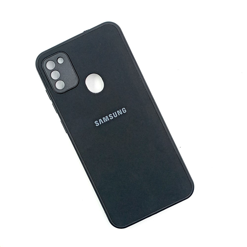 Samsung A11 / M11 Logo Silicone back cover with velvet inside protection layer