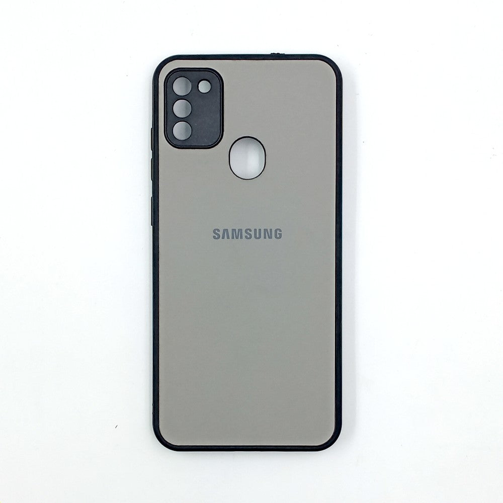 Samsung A11 / M11 Logo Silicone back cover with velvet inside protection layer