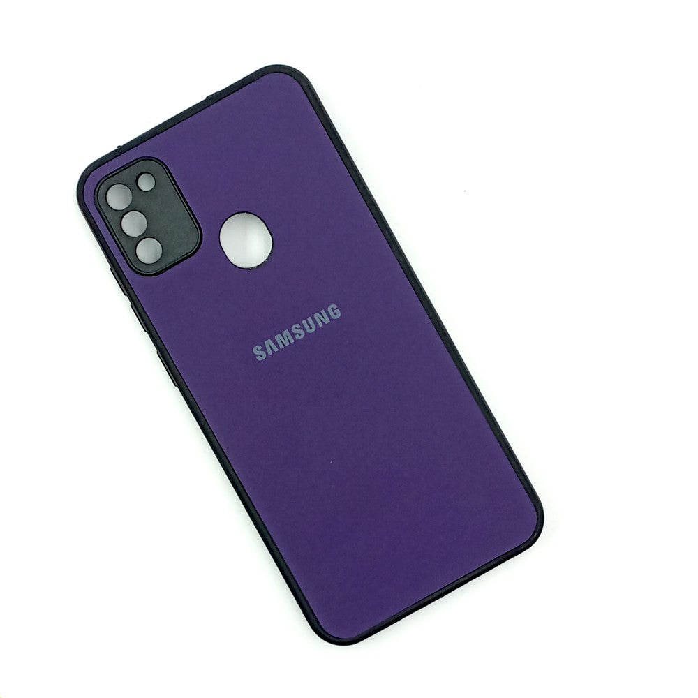 Samsung A11 / M11 Logo Silicone back cover with velvet inside protection layer
