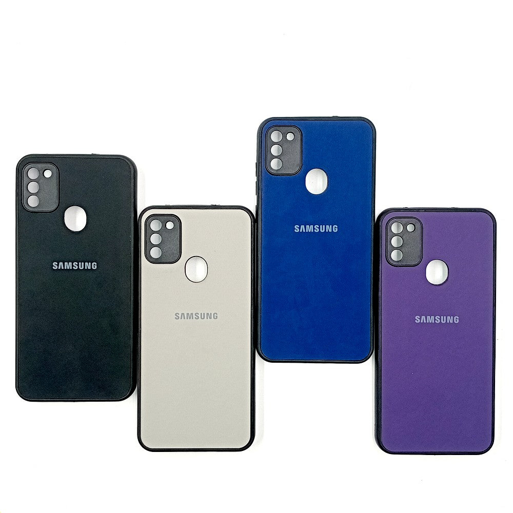 Samsung A11 / M11 Logo Silicone back cover with velvet inside protection layer
