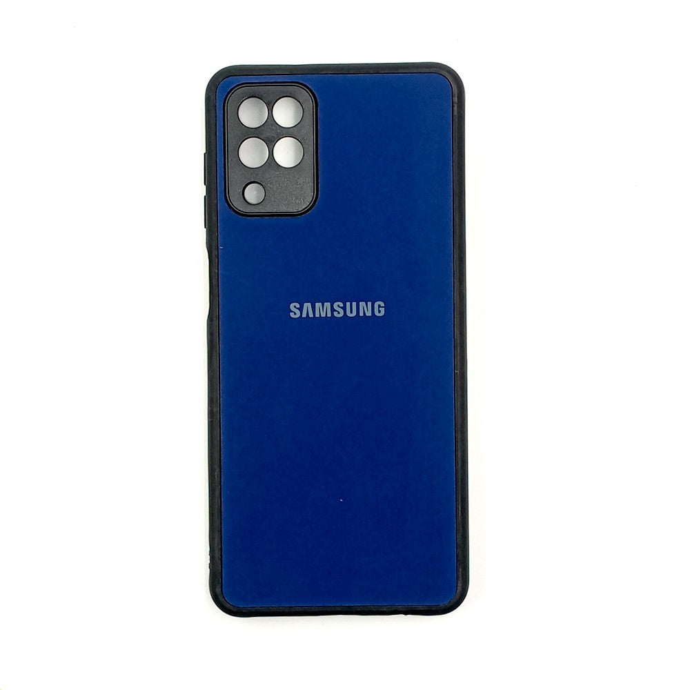 Samsung A12 Logo Silicone back cover with velvet inside protection layer