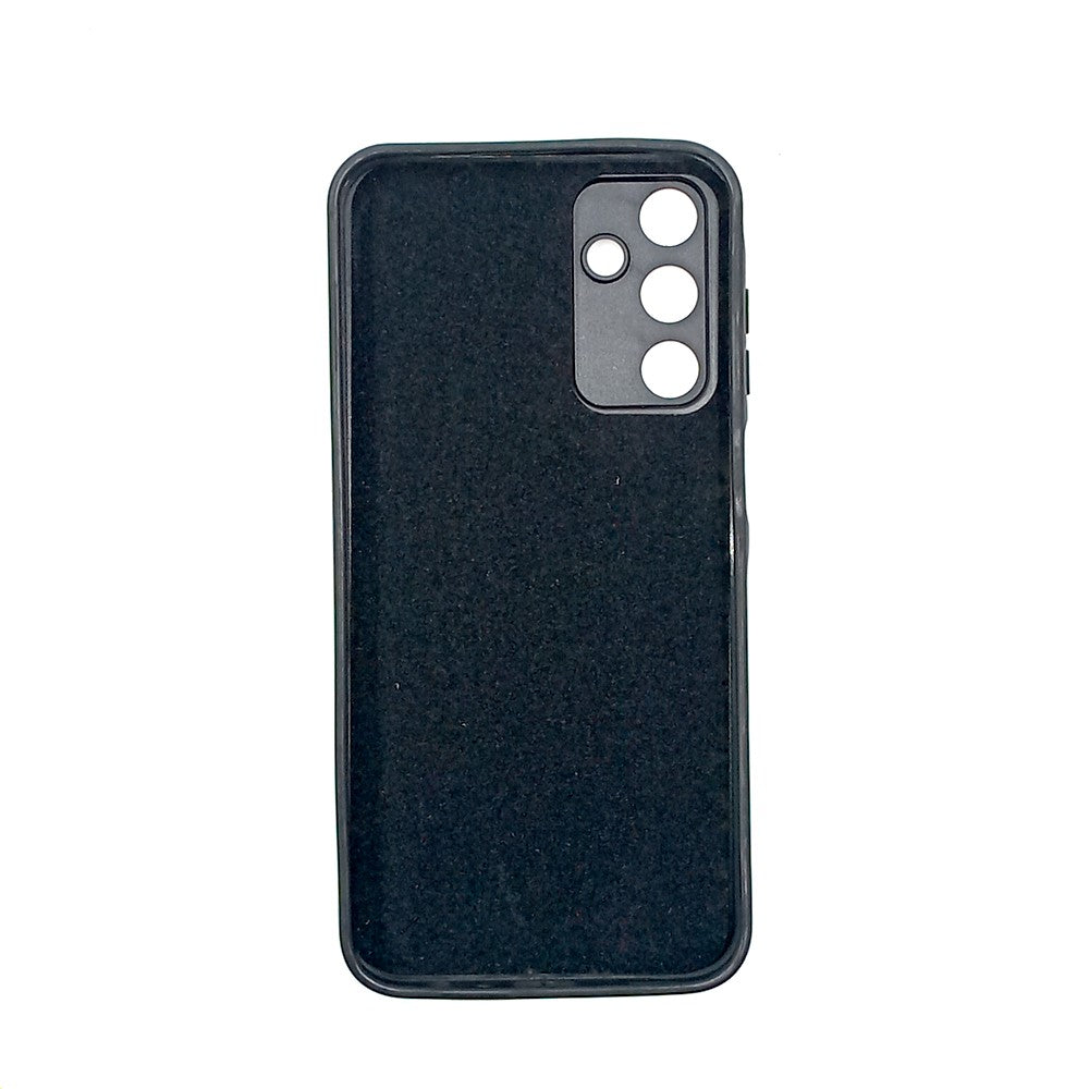 Samsung A15 Logo Silicone back cover with velvet inside protection layer