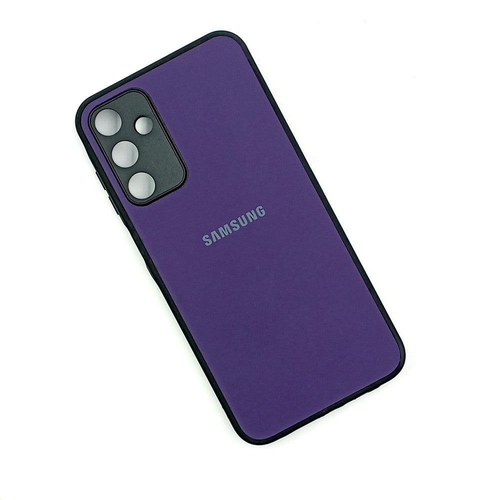 Samsung A15 Logo Silicone back cover with velvet inside protection layer
