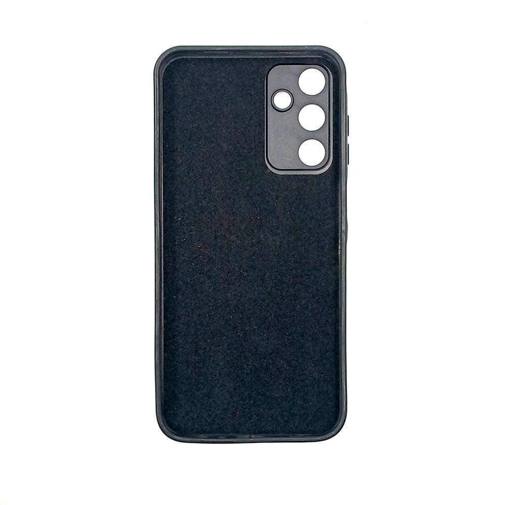 Samsung A15 Logo Silicone back cover with velvet inside protection layer