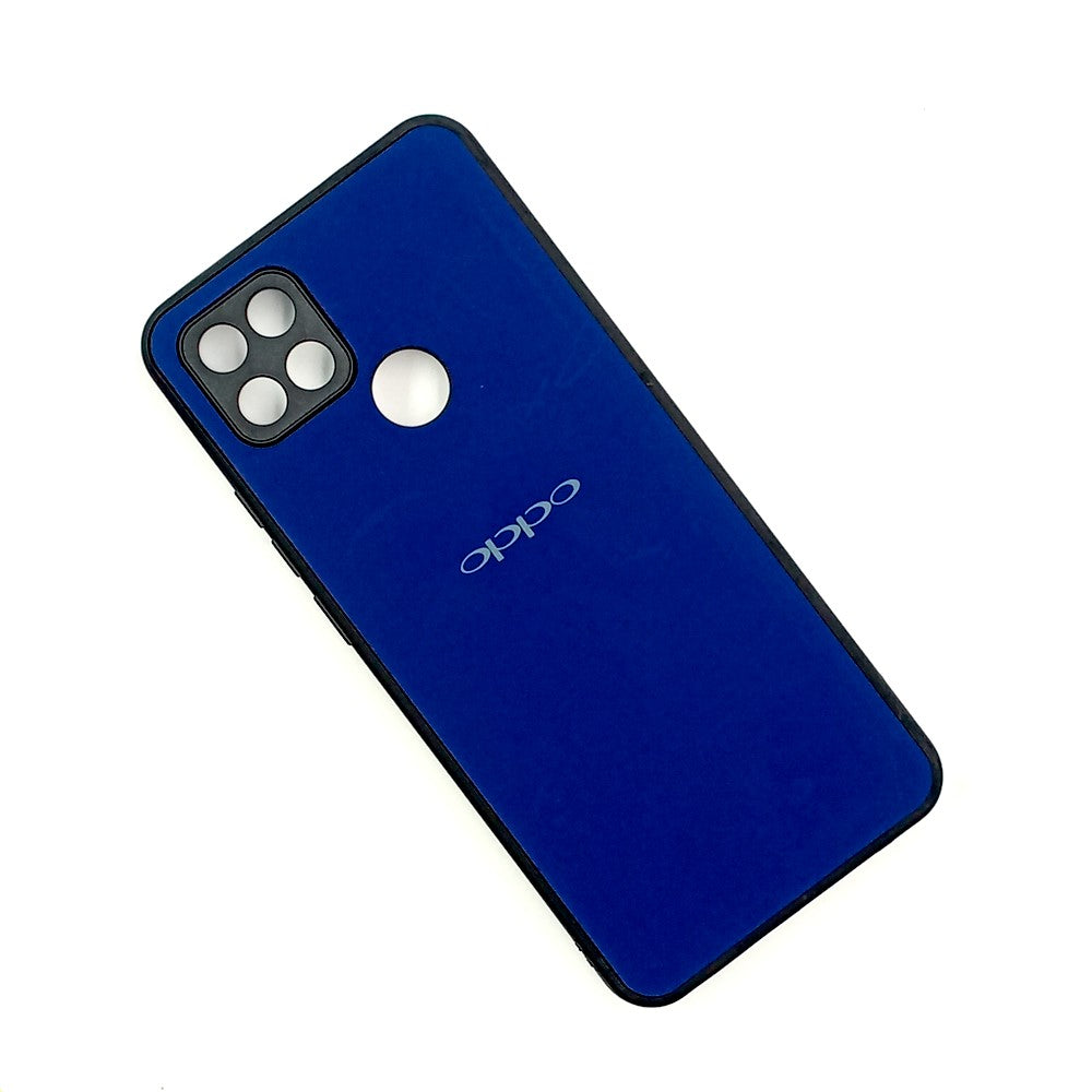 OPPO A15 / A15s Logo Silicone back cover with velvet inside protection layer