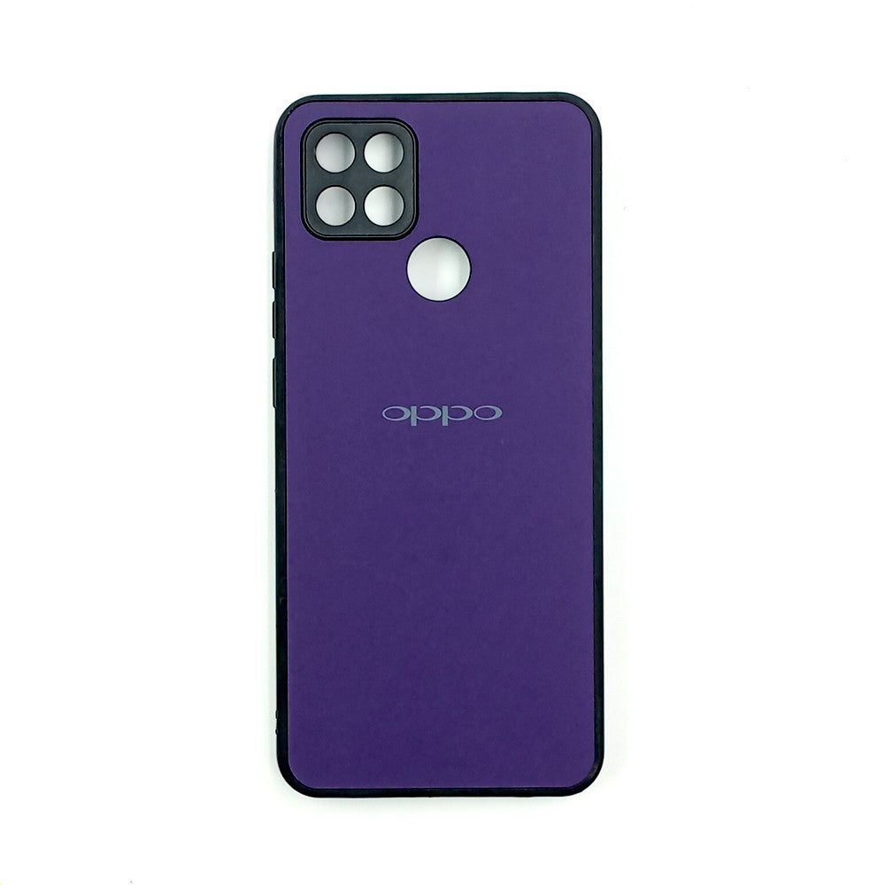 OPPO A15 / A15s Logo Silicone back cover with velvet inside protection layer