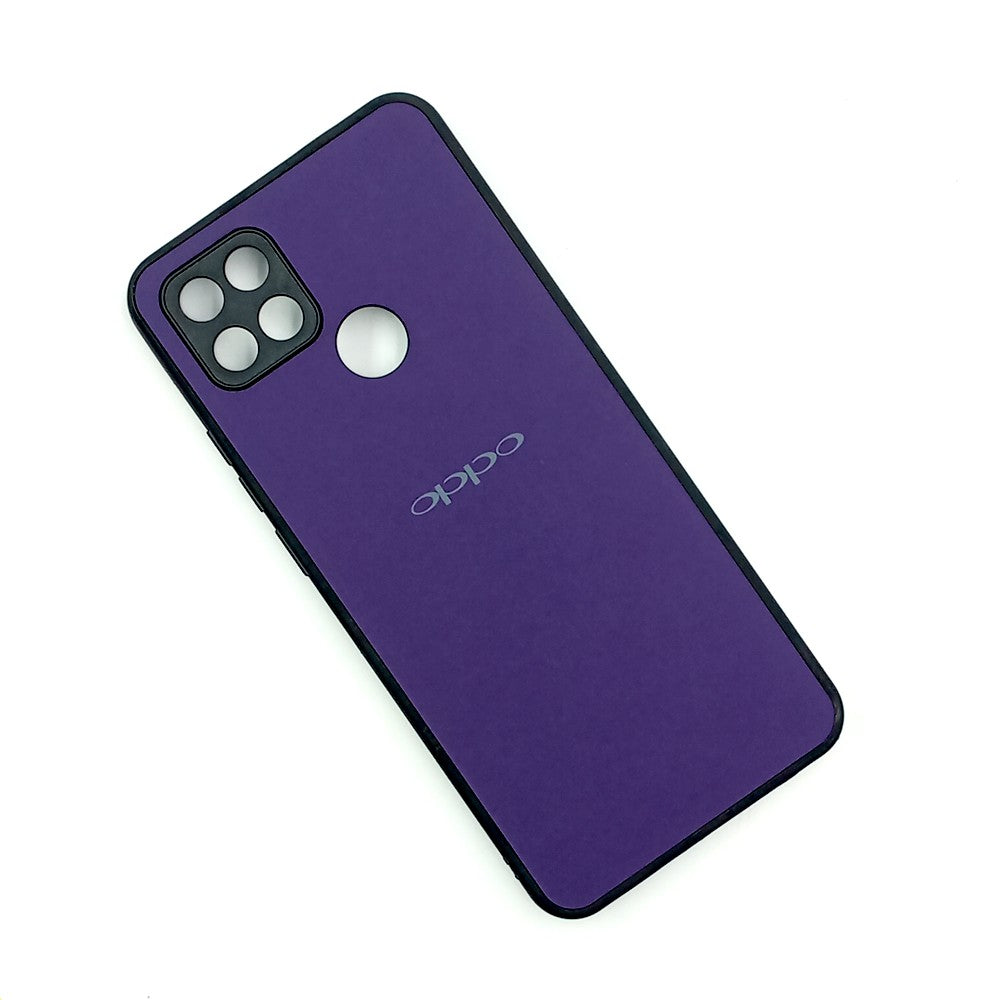 OPPO A15 / A15s Logo Silicone back cover with velvet inside protection layer