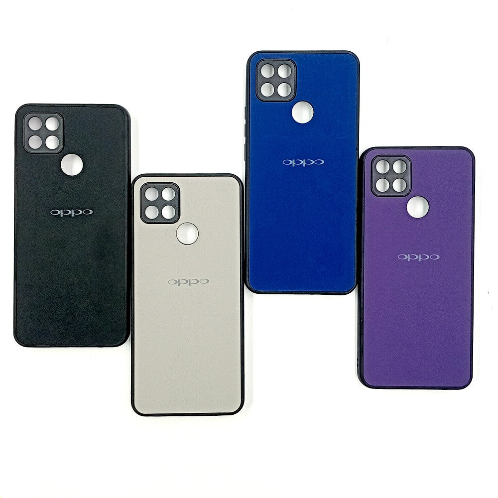 OPPO A15 / A15s Logo Silicone back cover with velvet inside protection layer