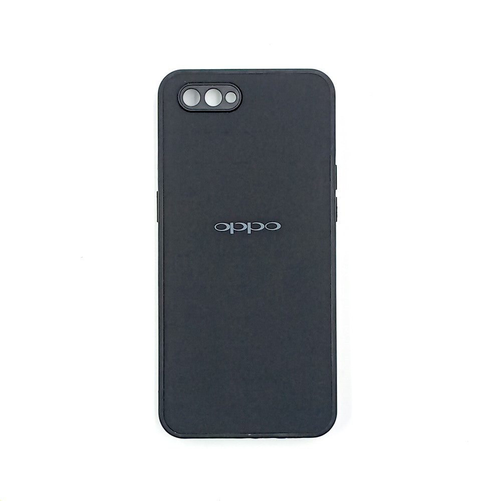 OPPO A1K Logo Silicone back cover with velvet inside protection layer