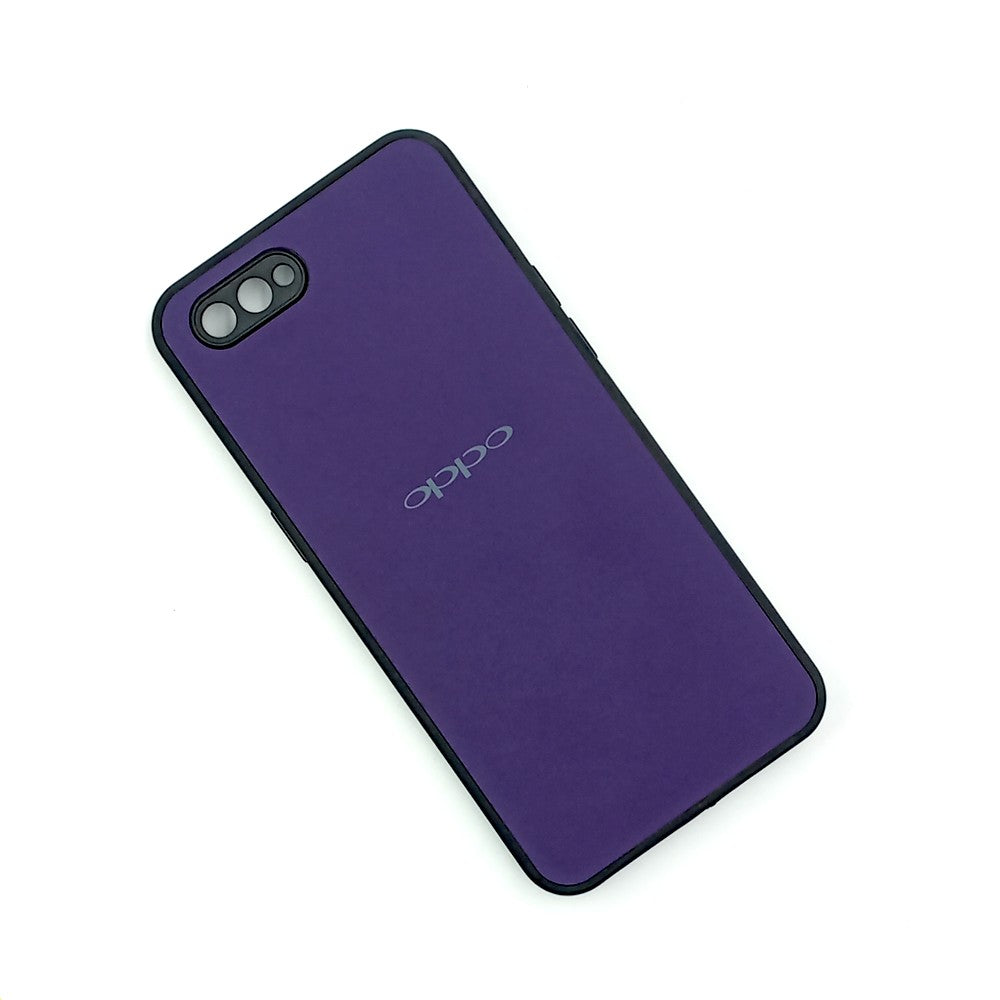 OPPO A1K Logo Silicone back cover with velvet inside protection layer