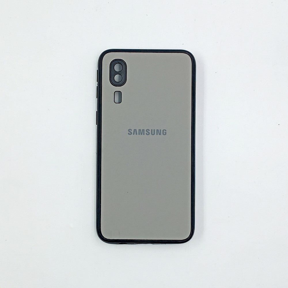 Samsung A2 Core Logo Silicone back cover with velvet inside protection layer