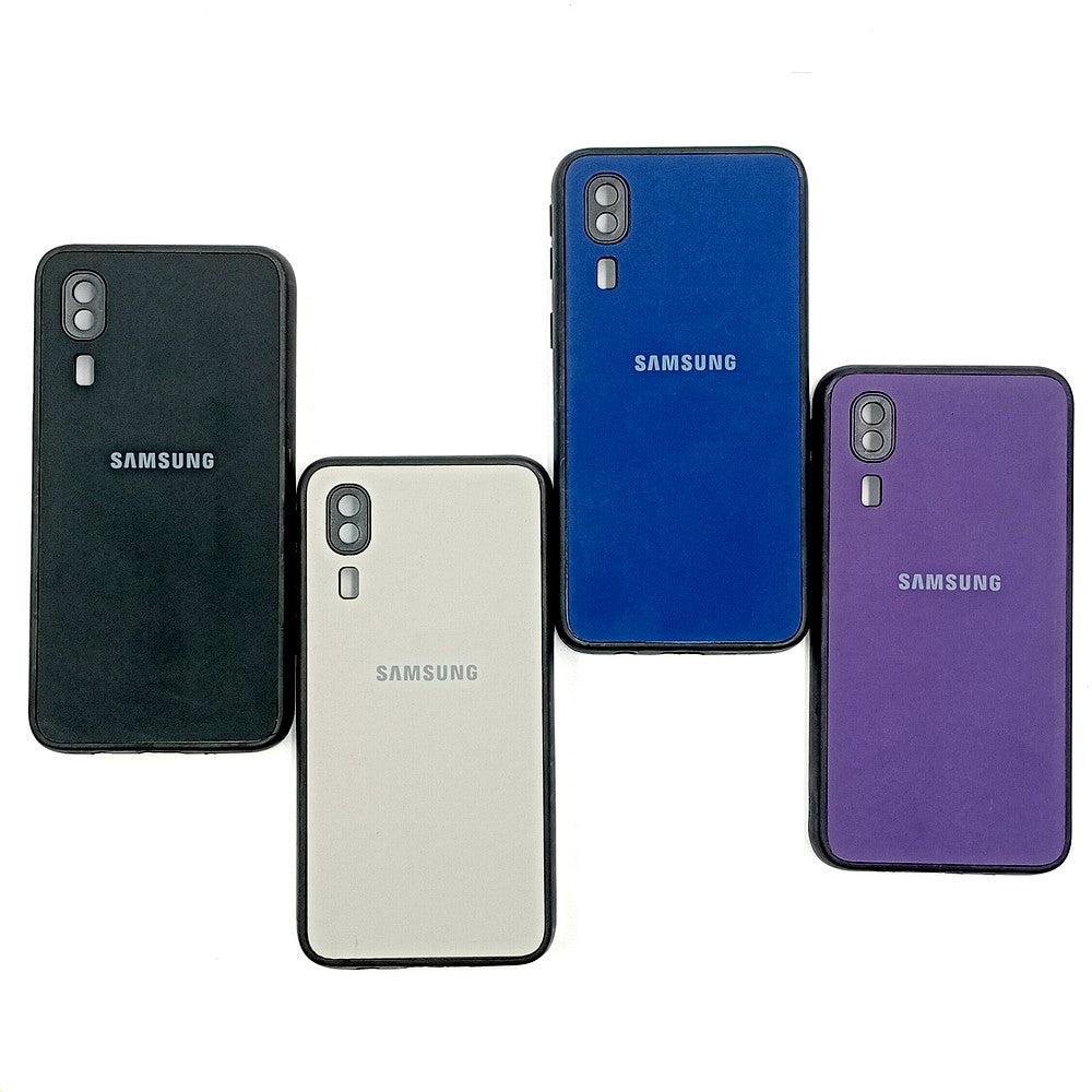 Samsung A2 Core Logo Silicone back cover with velvet inside protection layer