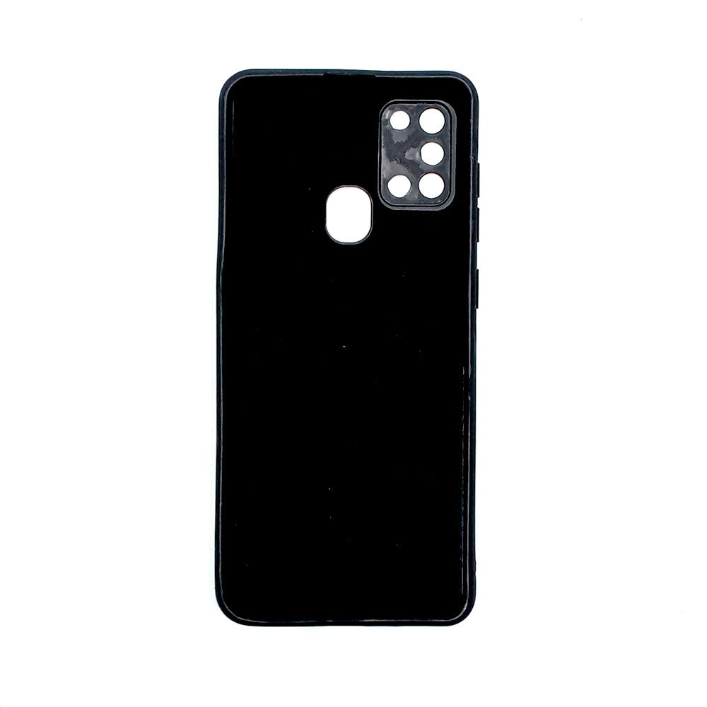Samsung A21s Logo Silicone back cover with velvet inside protection layer