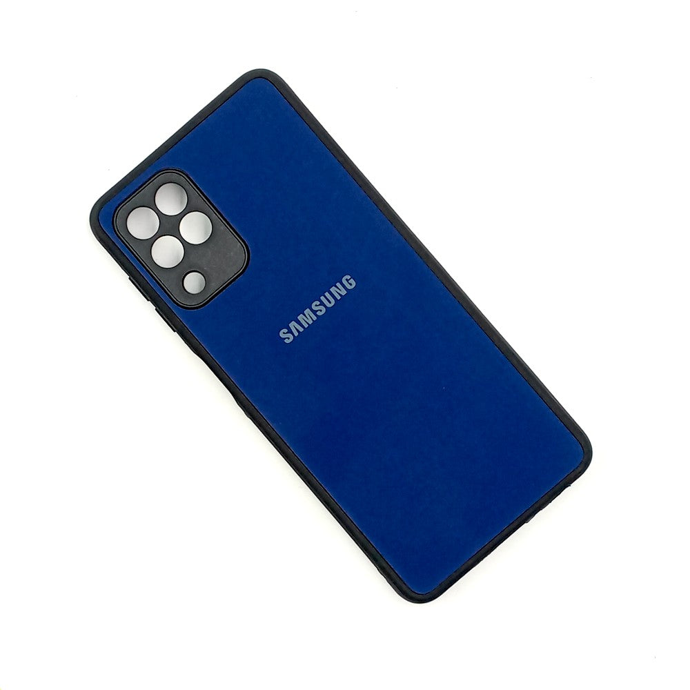 Samsung A22 4G Logo Silicone back cover with velvet inside protection layer