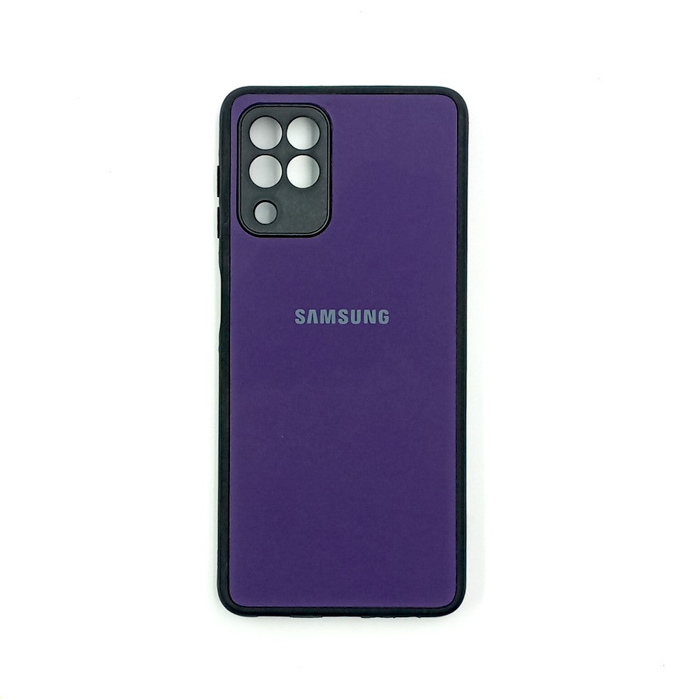 Samsung A22 4G Logo Silicone back cover with velvet inside protection layer