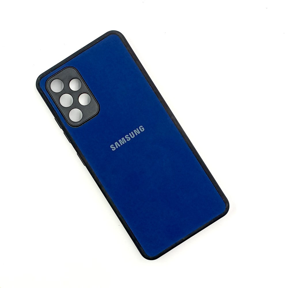 Samsung A32 4G Logo Silicone back cover with velvet inside protection layer
