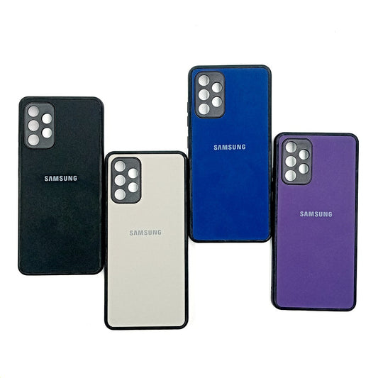 Samsung A32 4G Logo Silicone back cover with velvet inside protection layer