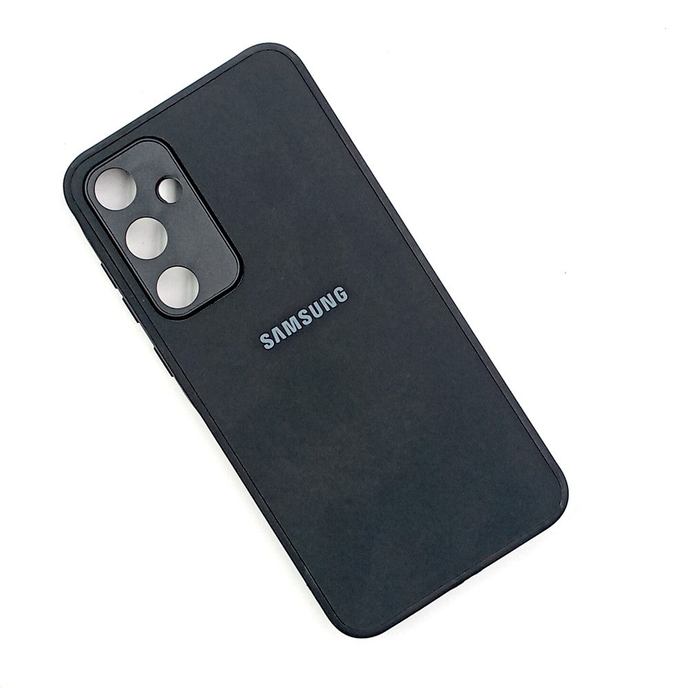 Samsung A35 5G Logo Silicone back cover with velvet inside protection layer