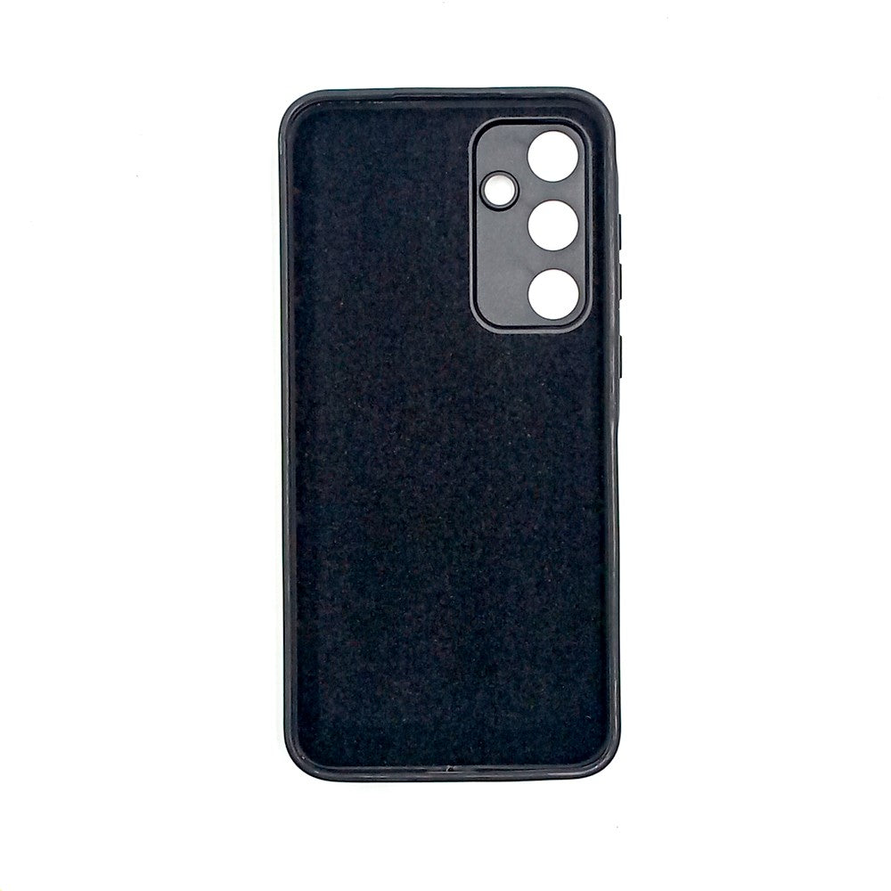 Samsung A35 5G Logo Silicone back cover with velvet inside protection layer