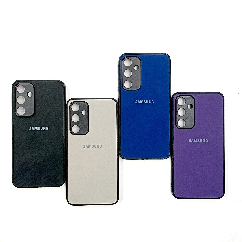 Samsung A35 5G Logo Silicone back cover with velvet inside protection layer