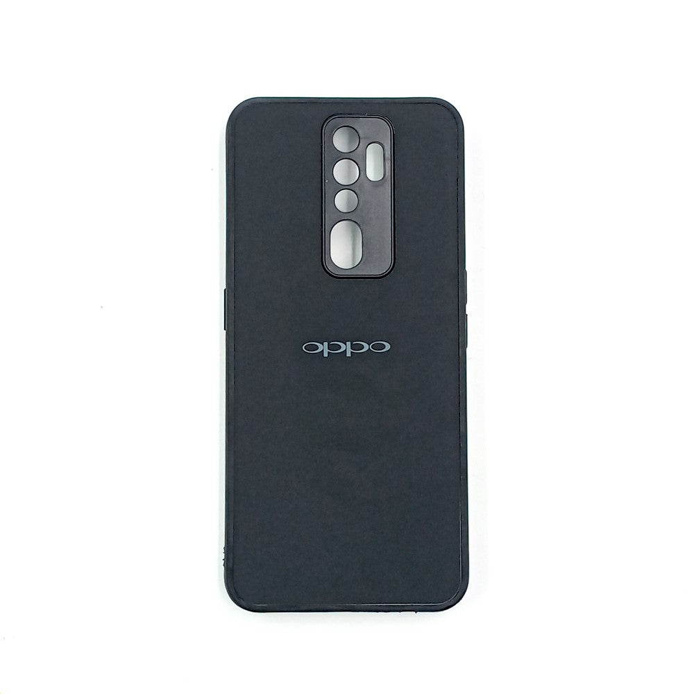 OPPO A5 2020 / A9 2020 Logo Silicone back cover with velvet inside protection layer