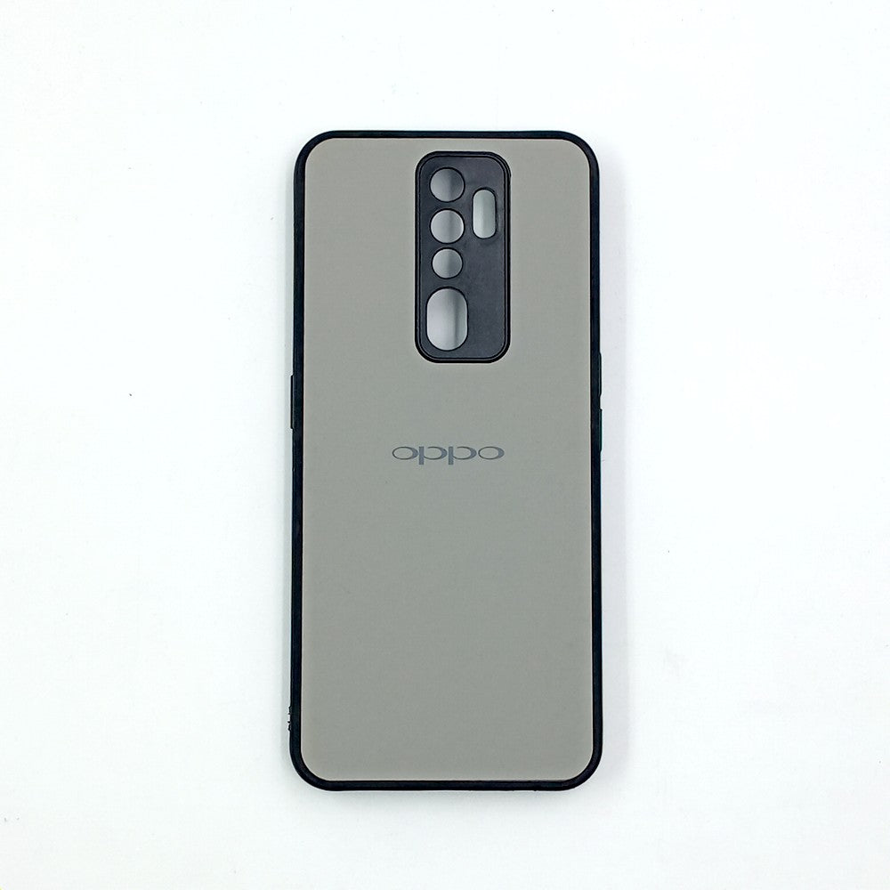 OPPO A5 2020 / A9 2020 Logo Silicone back cover with velvet inside protection layer