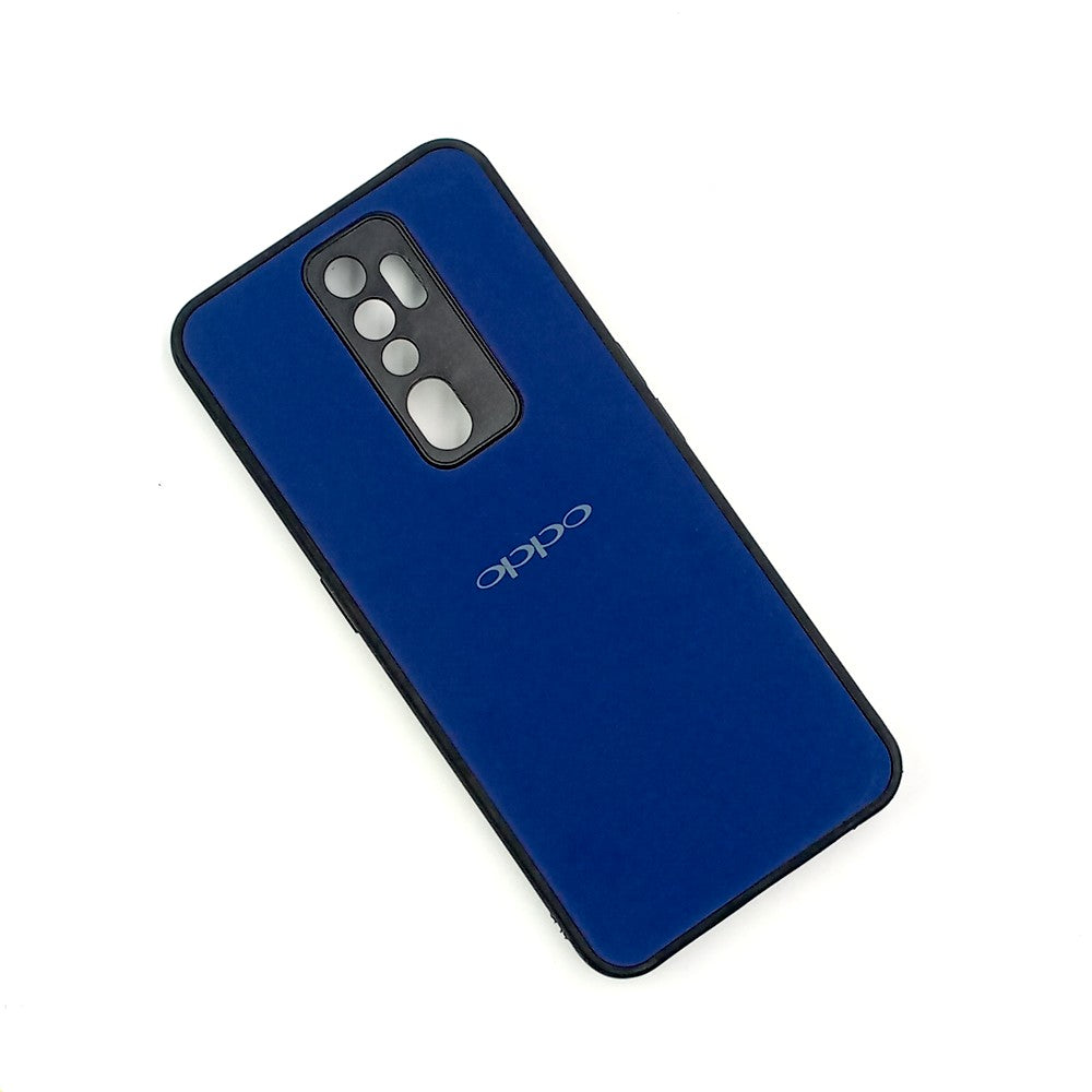 OPPO A5 2020 / A9 2020 Logo Silicone back cover with velvet inside protection layer