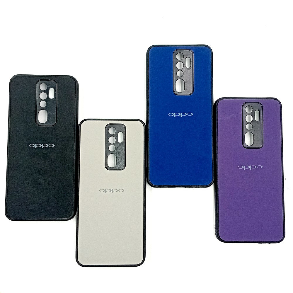 OPPO A5 2020 / A9 2020 Logo Silicone back cover with velvet inside protection layer