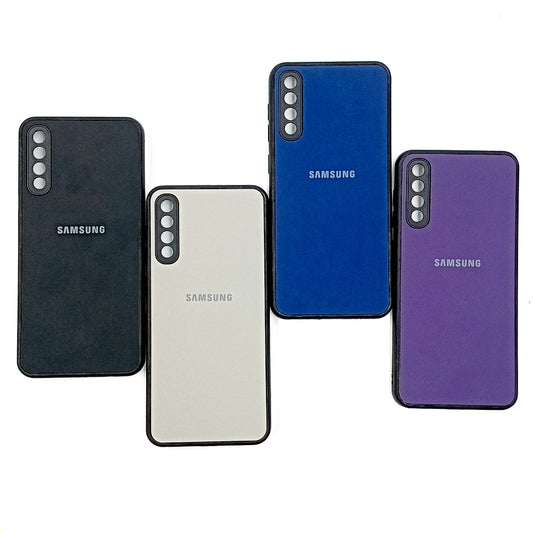 Samsung A50 / A30s / A50s Logo Silicone back cover with velvet inside protection layer