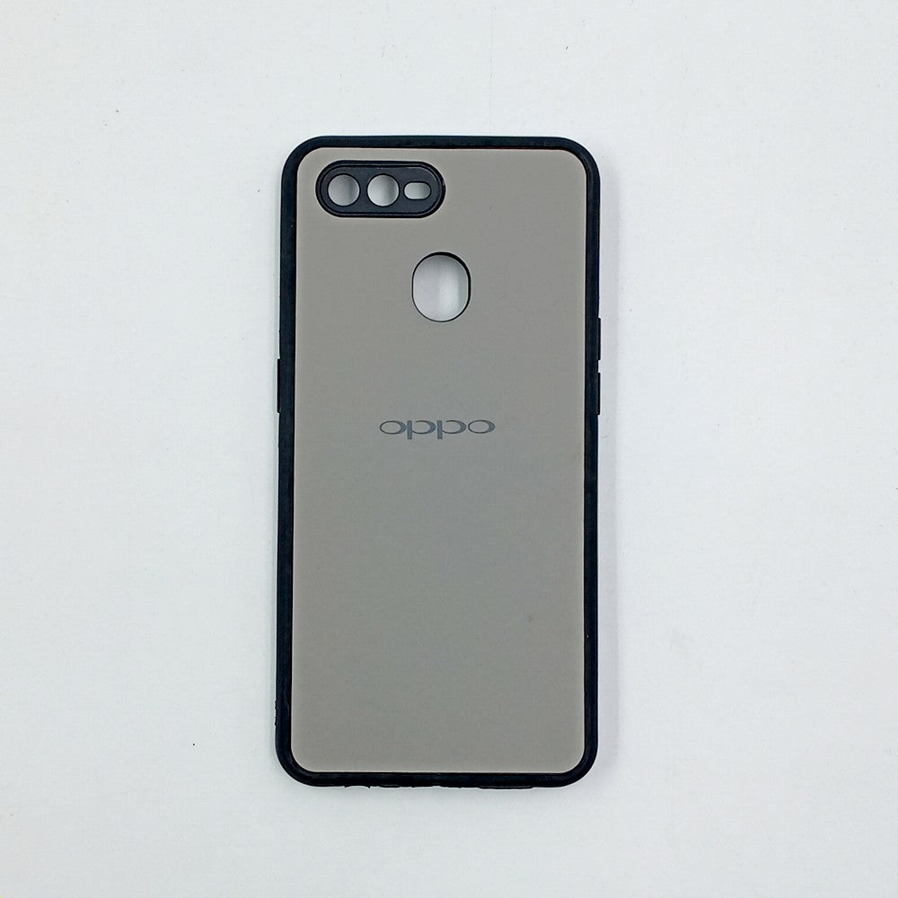 OPPO A5s Logo Silicone back cover with velvet inside protection layer