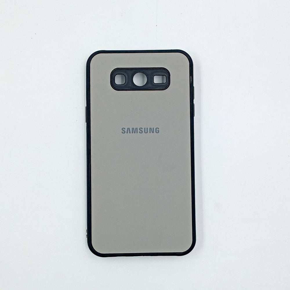 Samsung J7 Logo Silicone back cover with velvet inside protection layer