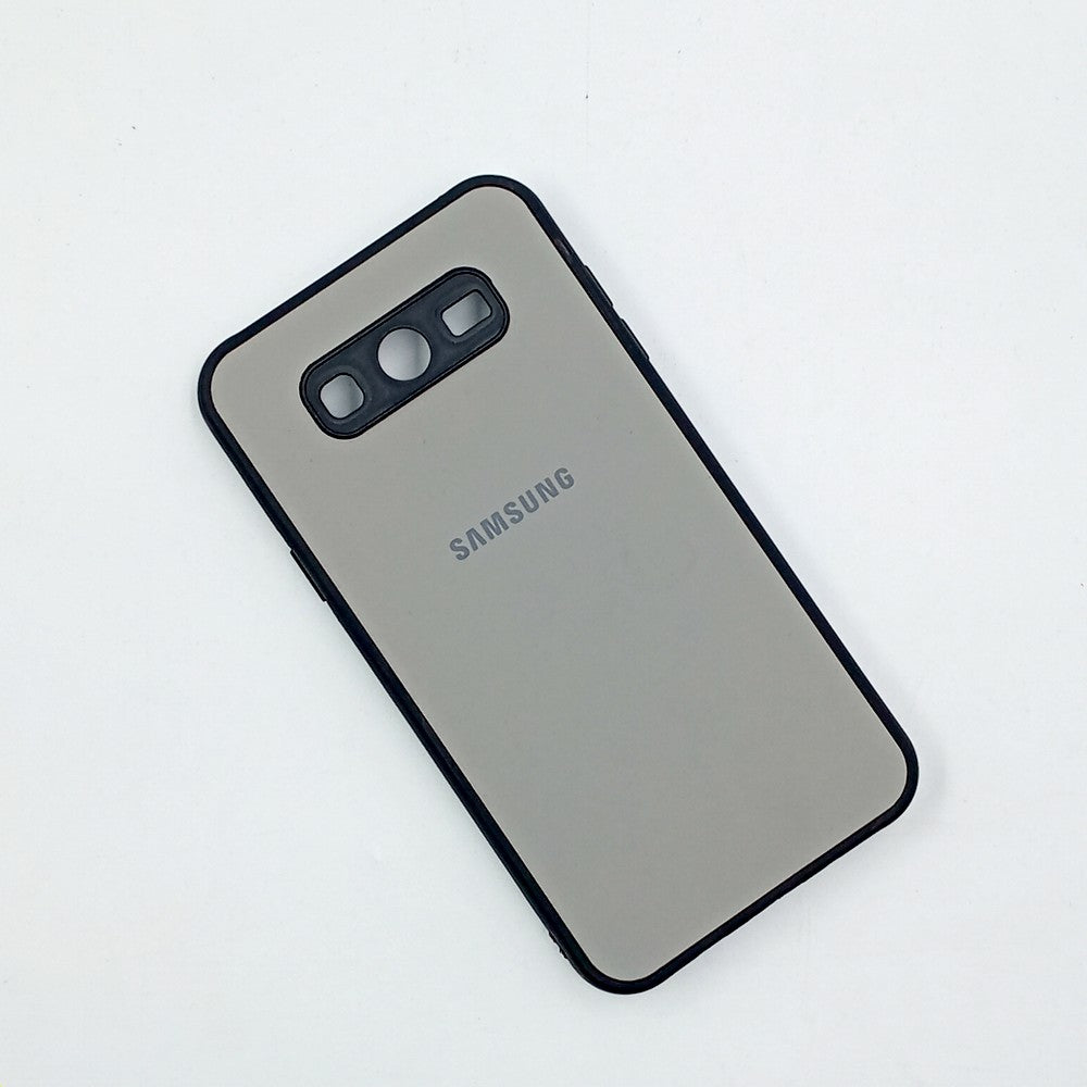 Samsung J7 Logo Silicone back cover with velvet inside protection layer
