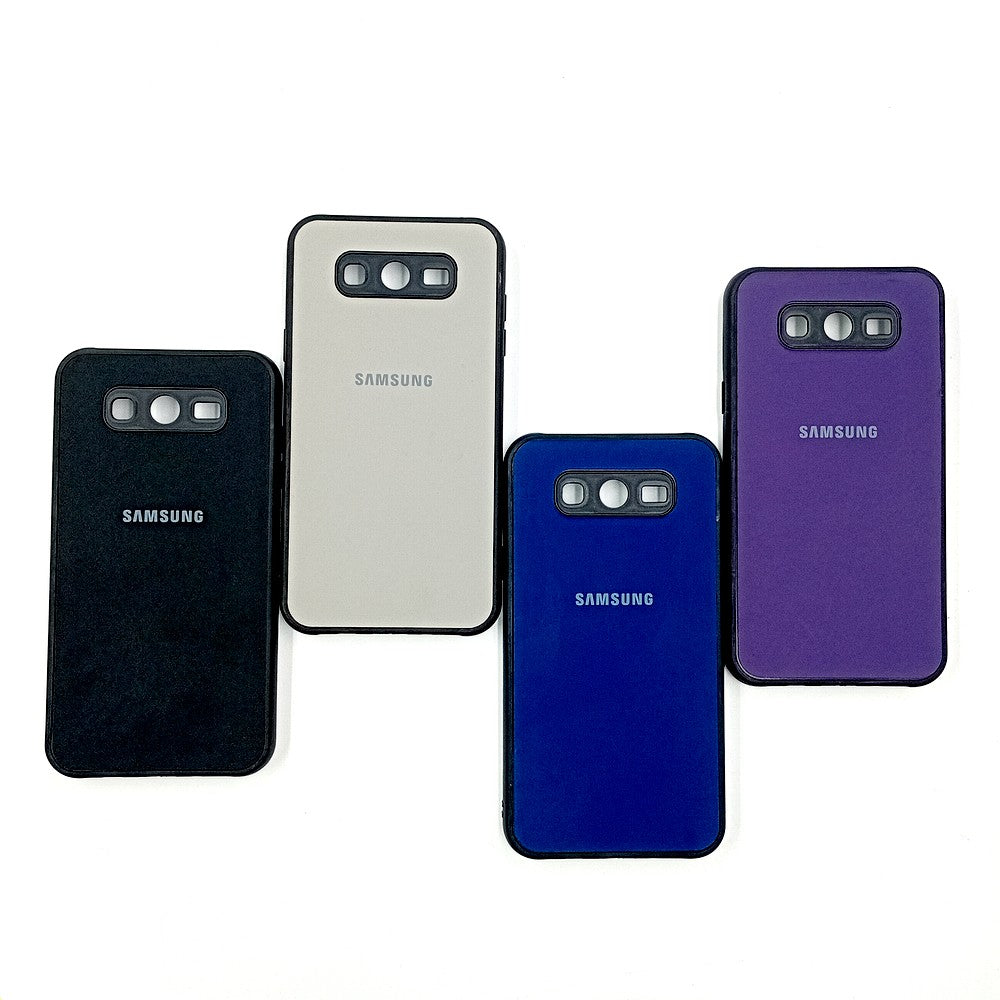 Samsung J7 Logo Silicone back cover with velvet inside protection layer