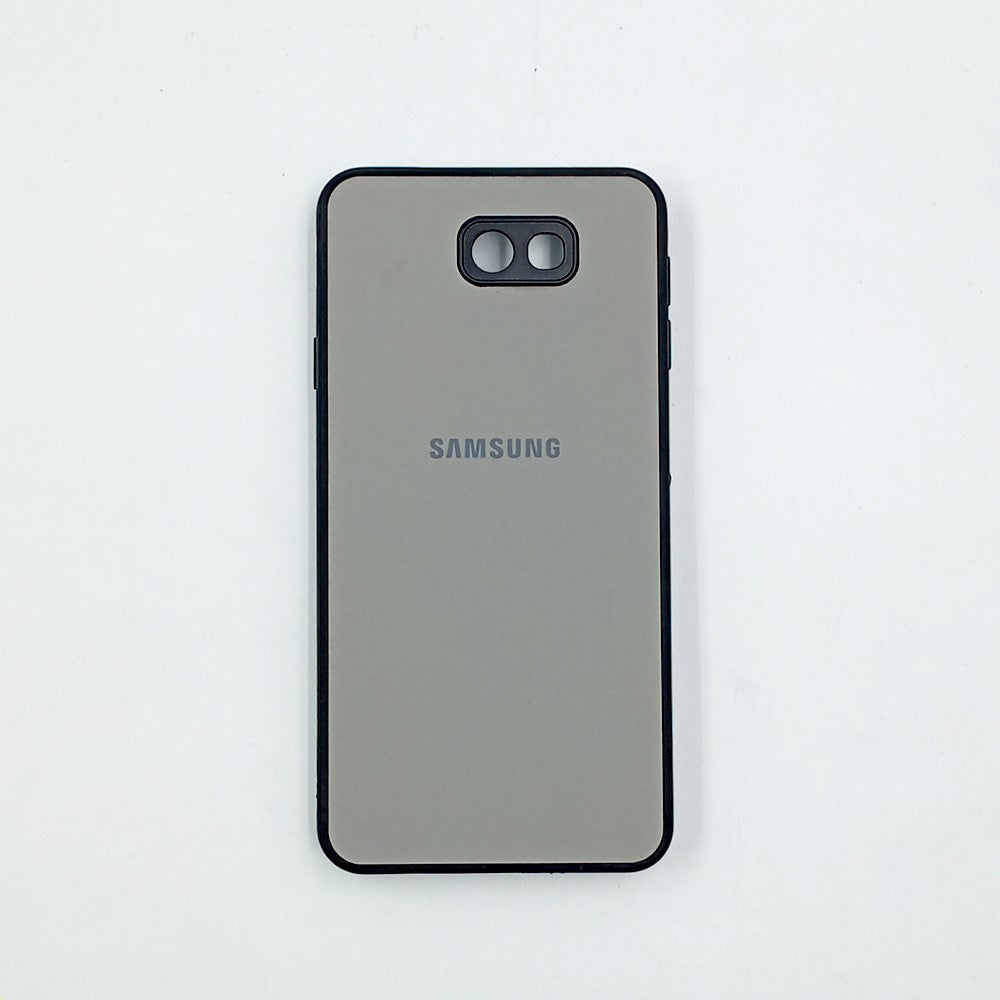 Samsung J7 Prime Logo Silicone back cover with velvet inside protection layer