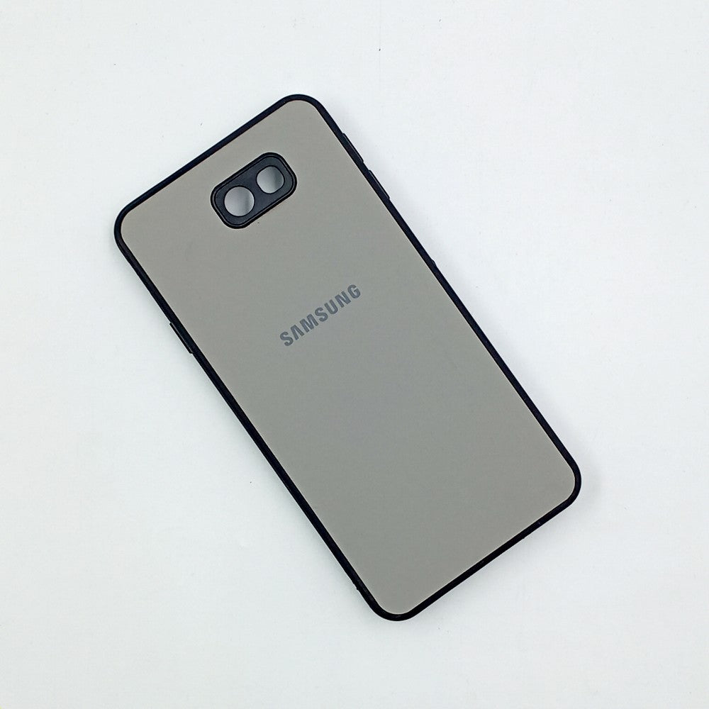 Samsung J7 Prime Logo Silicone back cover with velvet inside protection layer