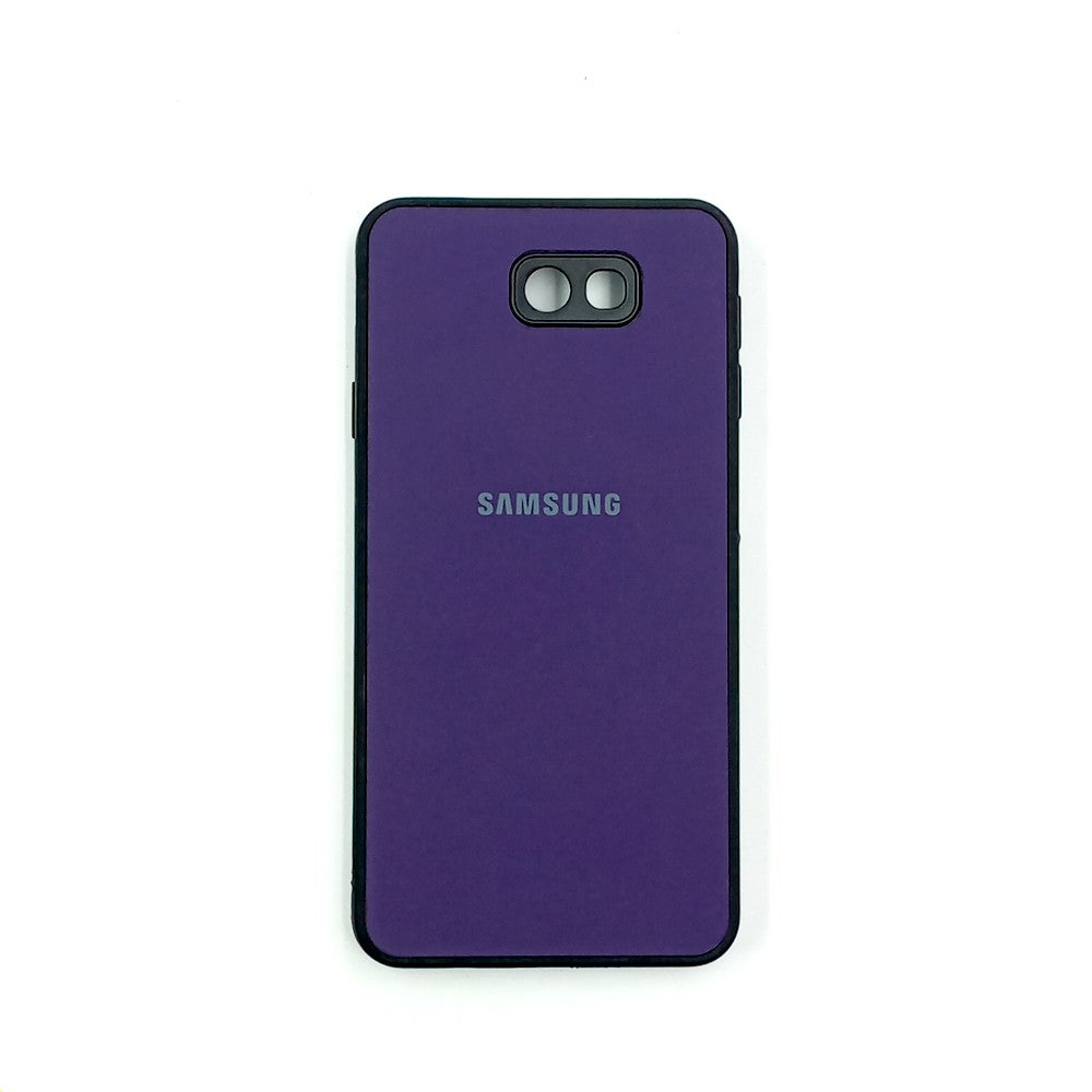 Samsung J7 Prime Logo Silicone back cover with velvet inside protection layer
