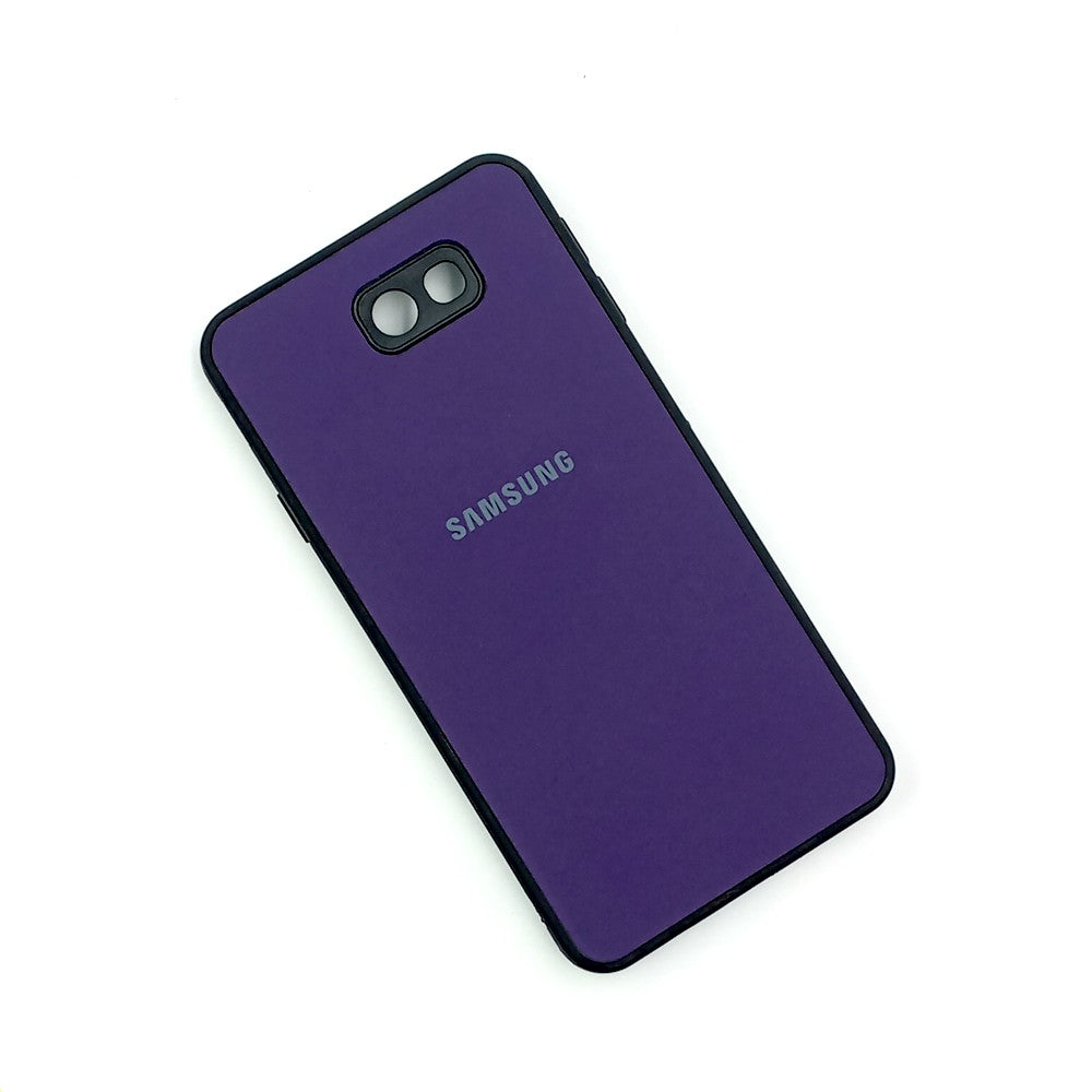 Samsung J7 Prime Logo Silicone back cover with velvet inside protection layer