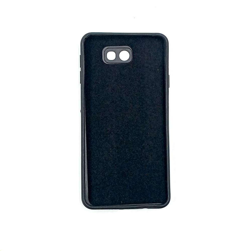 Samsung J7 Prime Logo Silicone back cover with velvet inside protection layer
