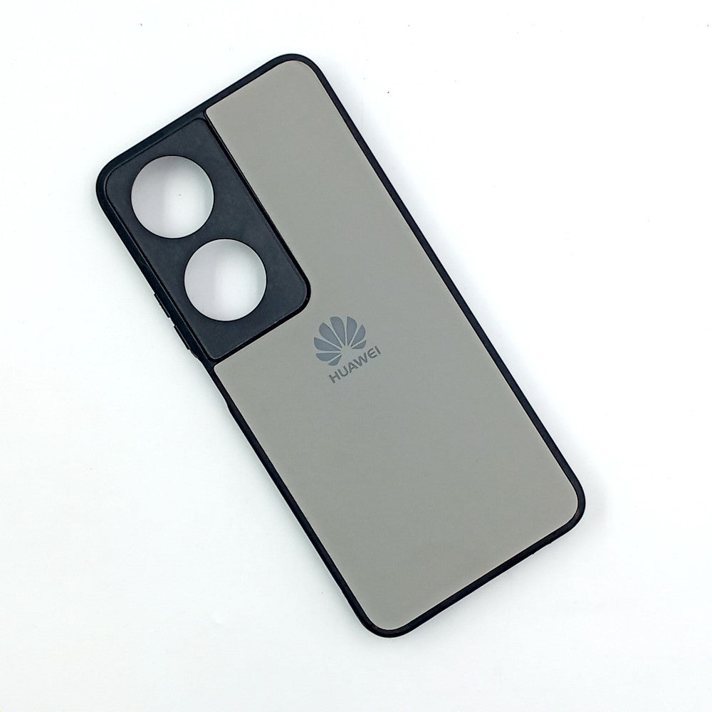 Honor X7b Logo Silicone back cover with velvet inside protection layer