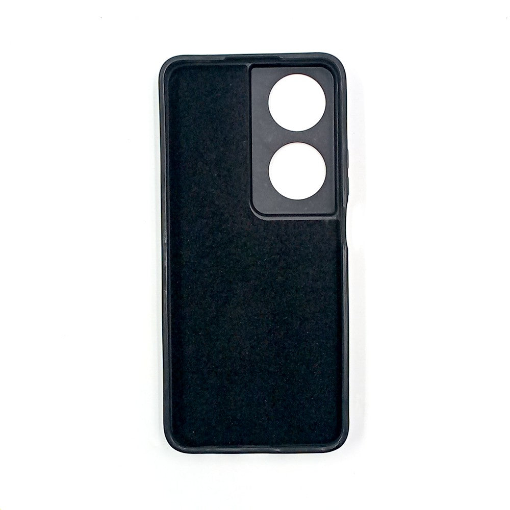 Honor X7b Logo Silicone back cover with velvet inside protection layer