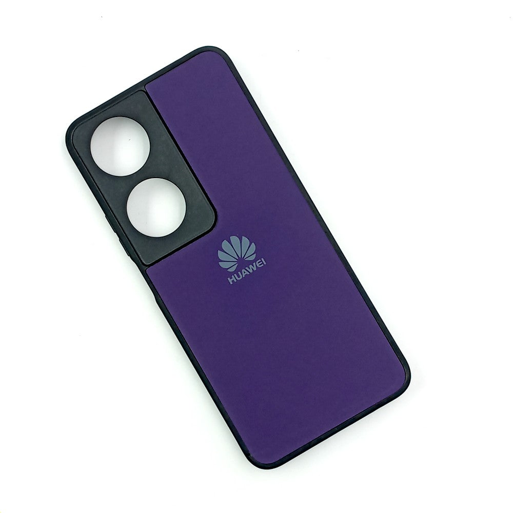 Honor X7b Logo Silicone back cover with velvet inside protection layer