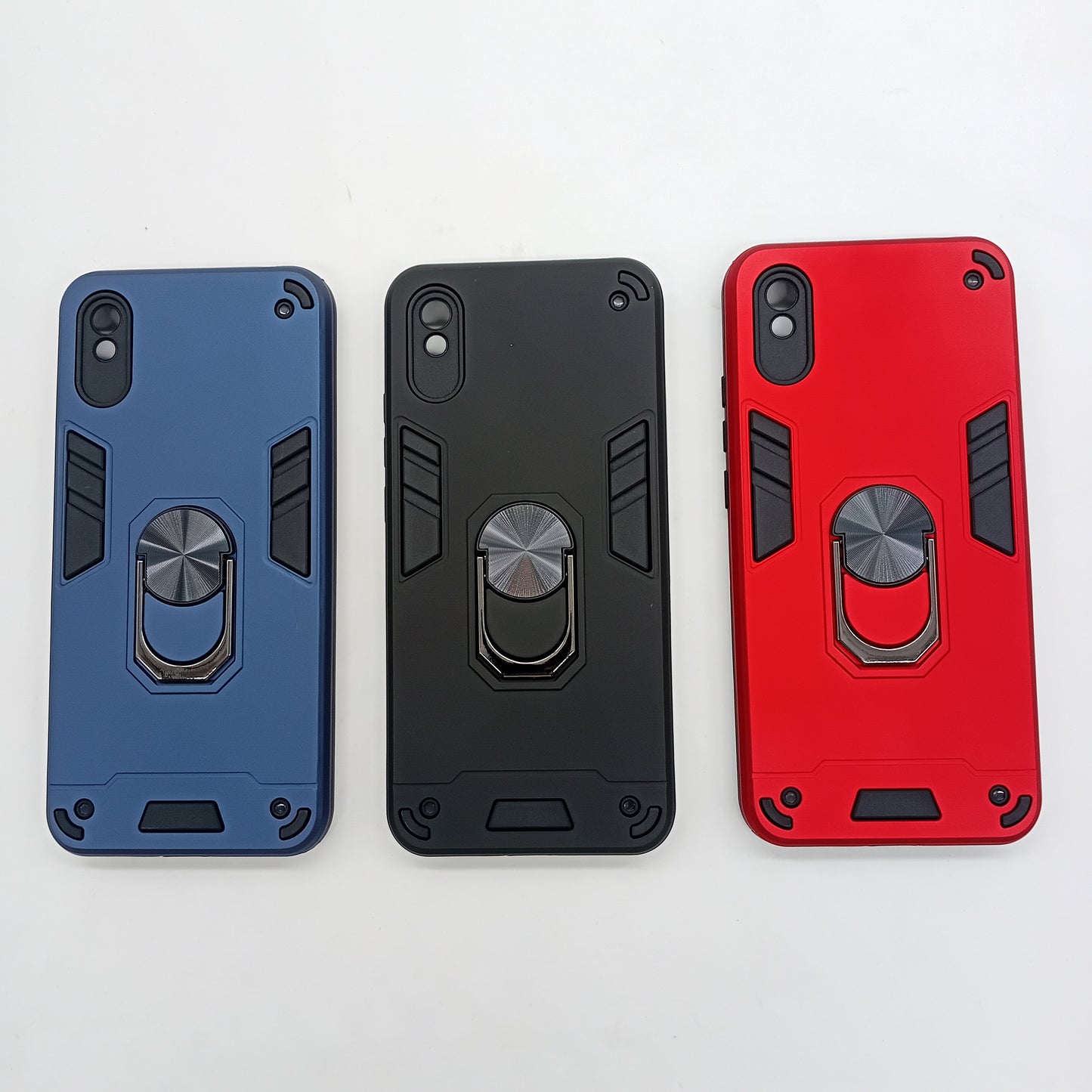 Redmi 9A Hard PC Case with ring holder Shockproof Slim back Cover